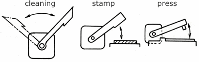 Wiper, Stamp, Press